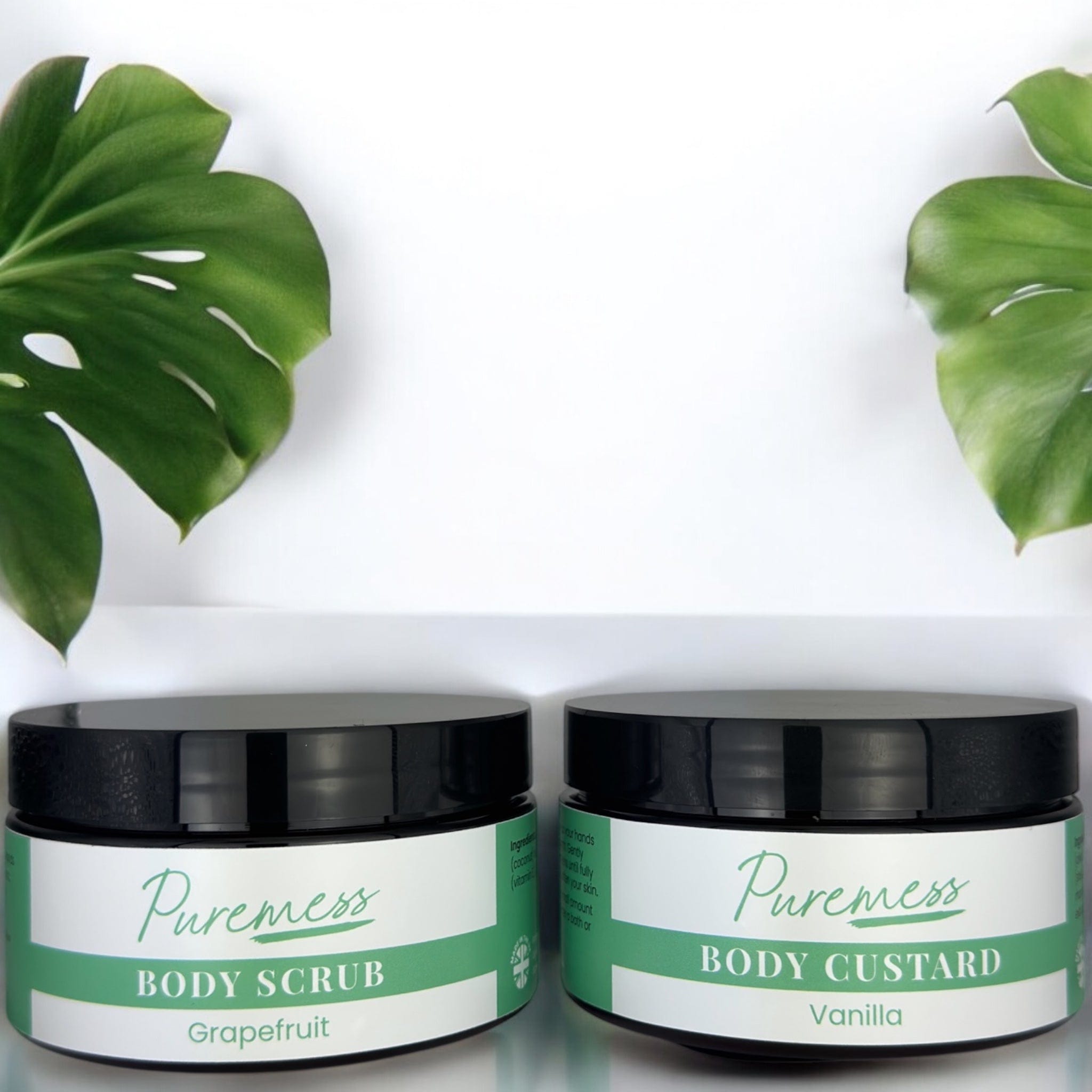 Grapefruit Glow Body Care Duo | Himalayan Sea Salt Scrub & Luxurious Body Custard (200ml)